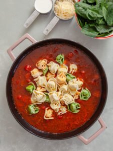 Italian Sausage Skillet Tortellini Step 4