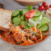 Italian Sausage and Tomato Skillet Tortellini Kitchen Tested Recipe